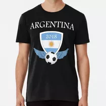 Remera Camiseta Argentina Soccer Para Rusia 2018 Algodon Pre
