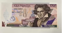 Billete Specimen De La Casa De Moneda