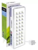 Luz De Emergencia Slt 30 Leds Slt 15 Hs Autonomía Color Blanco