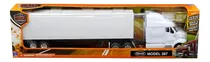 Trailer Peterbilt 387 Caja Seca Blanco New Ray Esc 1:43