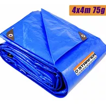 Lona Azul Carreteiro Caminhão Piscina Impermeável 75g 4x4