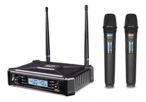 Sistema 2 Micrófonos Inalámbricos Skp Uhf-600 Pro