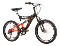 Bicicleta Track Bikes Xr 20 Full 6 Marchas Aro 20 Suspensão