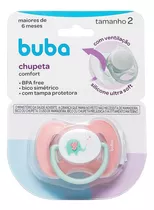 Chupeta Bico Silicone Ultra Soft Comfort + 6 Meses Buba