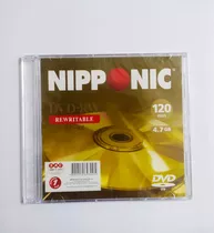 Dvd-rw Nipponic Rewritable 120 Minutos 4.7gb (pacote C/3und)