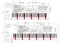Tecla A La Teclado Yamaha Motif6 Es6 Motif7 Es7 Dx7 Sy99