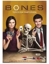 Dvd Bones Terceira Temporada Lacrado 4 Discos