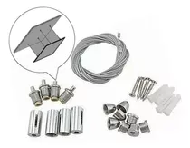 Kit Colgar Suspender Cable Tensor Panel Led 60x60 30x120