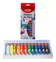 Pintura De Oleo X 12 Colores Pointer 