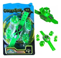 Relógio Ben 10 Omnitrix Omniverse C/ Luz E Som  E 4 Aliens