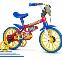 Bicicleta Aro 12 Fire Man 10 Infantil Menino Bike Nathor