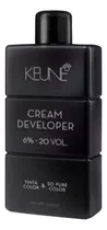 Keune Tinta Cream Developer Água Oxigenada 6% 20 Vol  Litro