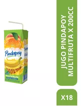 Jugo Pindapoy Multifruta Pack X 18un