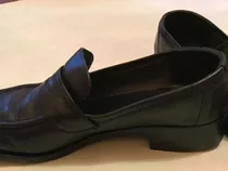 Mocasines De Cuero T35 Negros