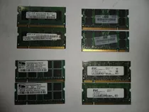 Kit 08 Memorias Notebook 1gb Ddr2 667/ 800 Mhz Varias Marcas