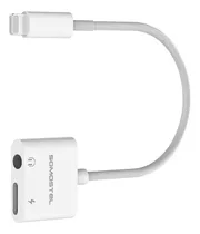 Adaptador De Carga Y Audio Para iPhone