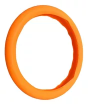 Funda Cubre Volante Silicon Para Auto Elastico Color Naranja