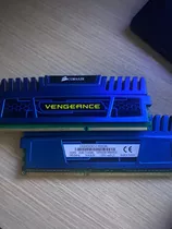 Memoria Corsair Vengeance 8gb (2x4) Ddr3 1600mhz Azul