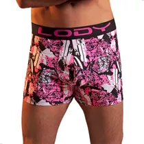 Boxer Con Elástico Hombre Lody Men Algodón Y Lycra Estampado