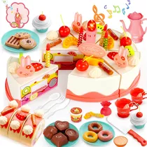 Juguete De Cumpleaños Musical Para Niños 82pcs