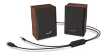 Parlantes Bluetooth Genius Sp- Hf380bt Usb Marrón Oscuro 3w