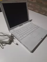 Notebook Apple Ibook G4 A1133 Con Cargador, Batería Y Funda