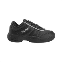 Zapatillas Topper Tie Break Ii Color Negro - Niños 29 Ar