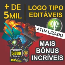 Logo Tipo + De 5 Mil- Logotipo + 4 Super Bônus - Coreldraw