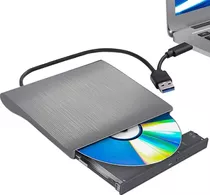 Grabador Quemador Externo Cd Lector Dvd Slim Con Usb Type C