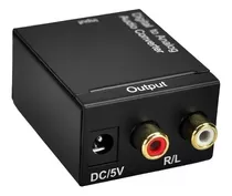 Adaptador Optico A Rca Caja Metal