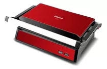 Philco Grill E Sanduicheira Pgr28vi Inox Red 2 Em 1 - 220v