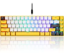 Teclado Mecânico Gamer Motospeed Bk67 Rgb, Red Switch