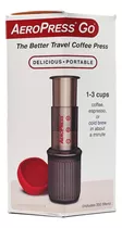 Cafetera Portátil Aeropress Go Manual Negra Y Roja Expreso