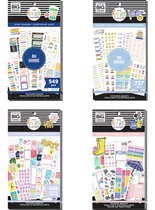 Etiquetas Adhesiva Stickers 30 Hojas Happy Planner Pegatinas Color Life Is A Party