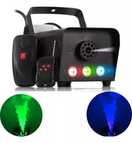 Maquina Fumaça Colorida Led 600w 3 Led + Controle + 1 Litro