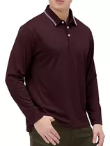 Altairega Camisa Polo Manga Larga Cuello Punto Ligero Para