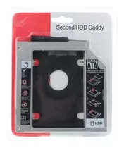 Case Adaptador Caddy 2º Hd Ssd/dvd Para Notebook 12mm 12,7m