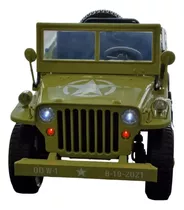 Carrinho Elétrico Infantil Jipe Militar 24v - Verde 