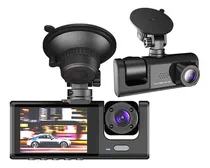 Câmera Dash Cam Para Carro 1080p Hd 2 Câmeras Sensor G 24h 