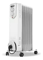 Radiador Smartlife 7 Elementos 1500w 3 Niveles Y Protección Color Blanco