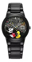 Citizen Disney Mickey Fiesta Unisex Au1095-57w .... Dcmstore Color De La Correa Negro Color Del Bisel Negro Color Del Fondo Negro