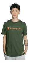 Remera Champion Logo Hombre Moda Verde