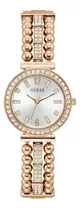 Reloj Para Dama Marca Guess Elegante Color De La Correa Oro Rosa Color Del Bisel Oro Rosa Color Del Fondo Oro Rosa
