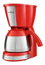 Cafeteira Thermo Vermelha Prata 700w Britânia 110v Bcf38vi