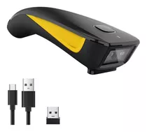 Leitor De Codigo De Barras Sem Fio Portátil Qr Bluetooth Usb