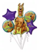 Globos Metalizados X 5 Scooby-doo A2218