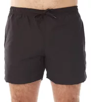 Short Baño Topper Slim Liso Verano Playa Original Negro