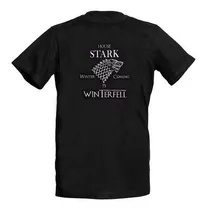 Camisa Unissex Game Of Thrones House Stark
