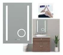 Espejo Para Baño Inteligente Smart Rectangular 50x70cm Touch Color Del Marco Sin Marco