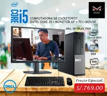 Cpu Core I5 2da Gen/8gb Ram/ 240gb Disco Solido/monitor 19 